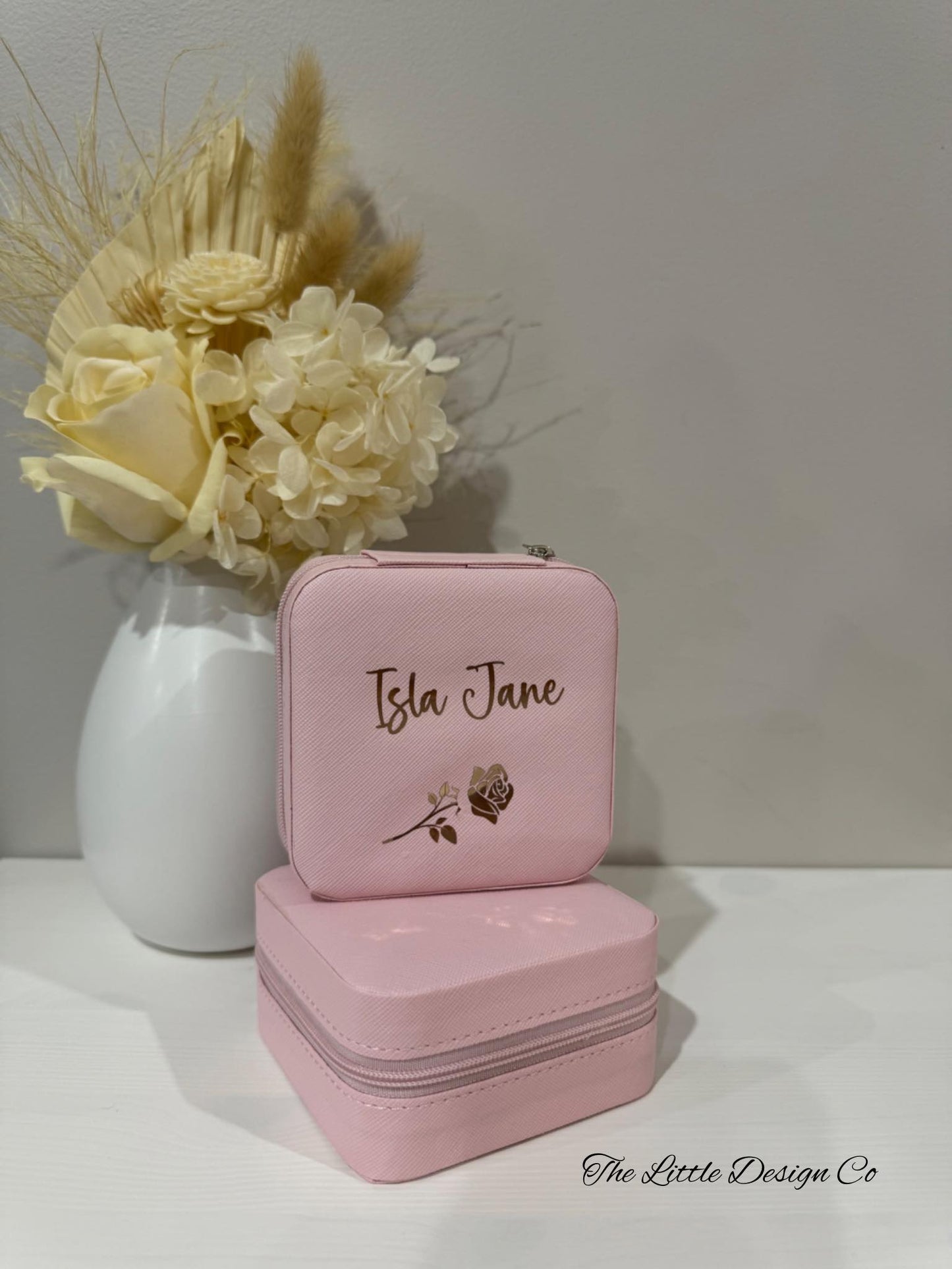 Small Jewellery Box - Pink