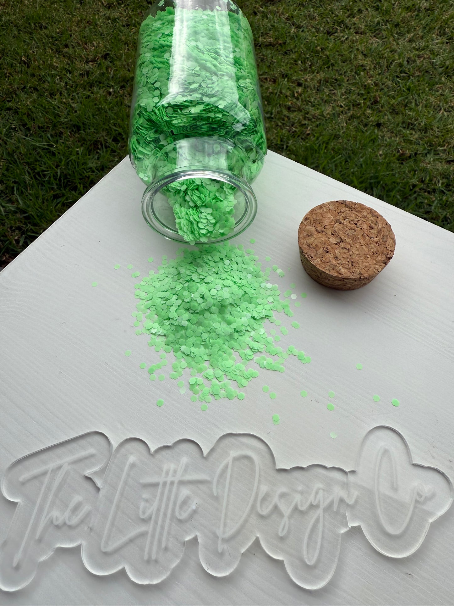 Lime Chunky Glitter