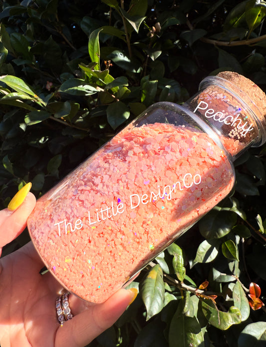 Peachy Chunky Glitter