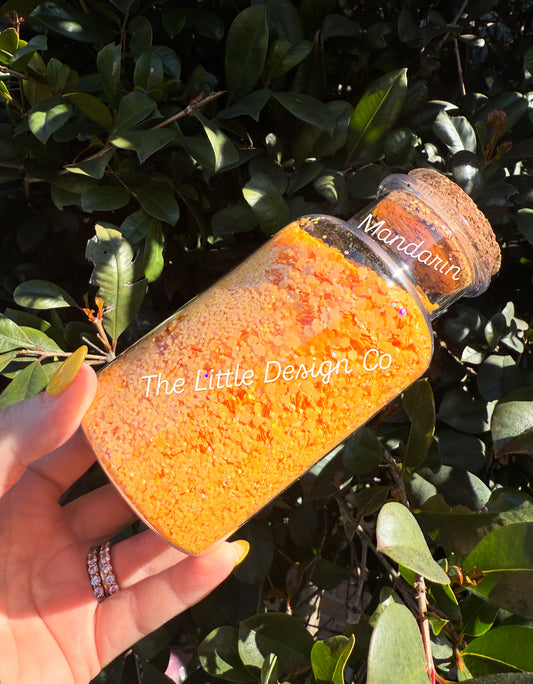 Mandarin Chunky Glitter